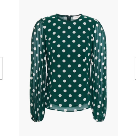 ZIMMERMANN GREEN WITH WHITE DOTS TOP - SIZE 1.   PRE LOVE... EXCELLENT CONDITON. - Picture 3 of 7
